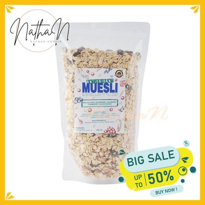 

ANTIOXIDANT MUESLI 500 GR KUALITAS TERBAIK