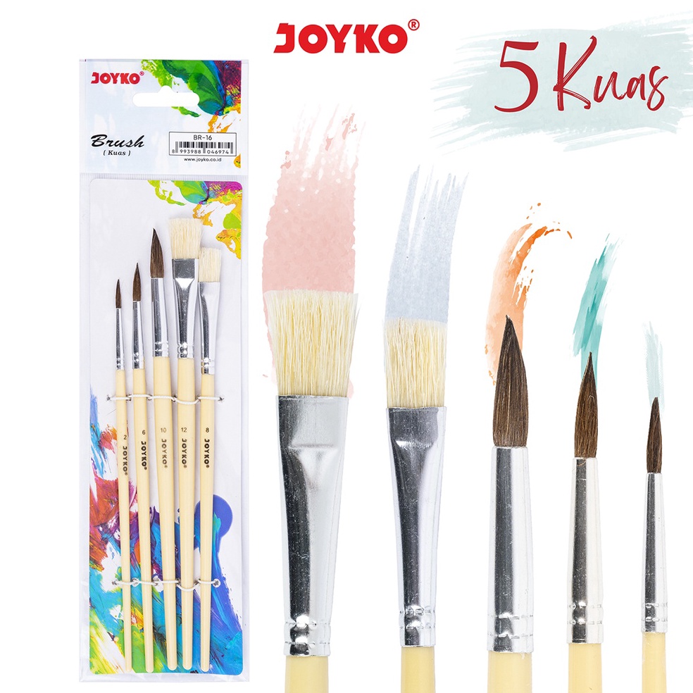 

OYU-78 Brush Kuas Cat Air Lukis Acrylic Joyko BR-16 48