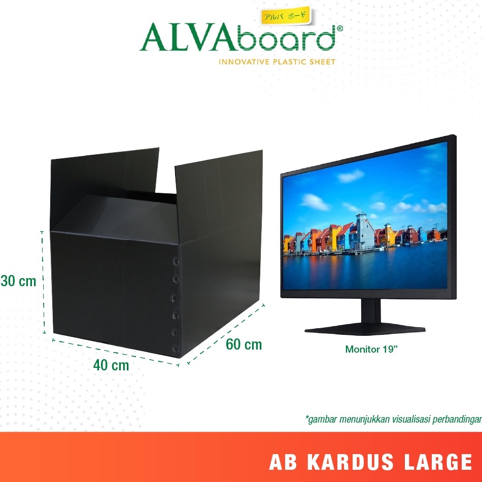 Barang Original ALVAboard Box Pindahan Ukuran 600x400x300 mm JKS