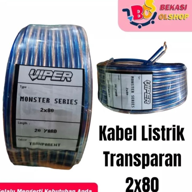 ★★★ GzH KABEL LISTRIK TRANSPARAN / KABEL LISTRIK SERABUT / KABEL LISTRIK MURAH 20 YARD
 ✫ Terlaris