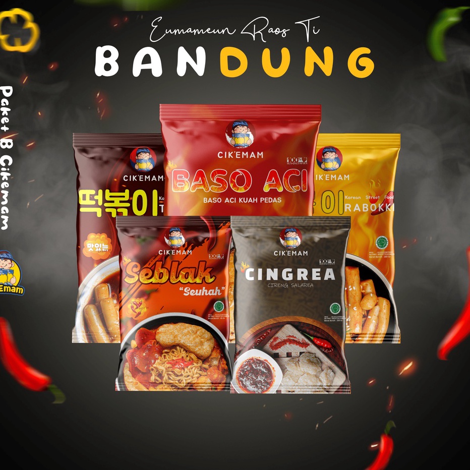 

Murah Banget Cik’Emam – Paket B ( Rabokki Topokki Baso Aci Cingrea Seblak Ramen ) Korean Food Tteokbokki Tteokpokki Boci Pedas Gurih Cikemam Harga Murah