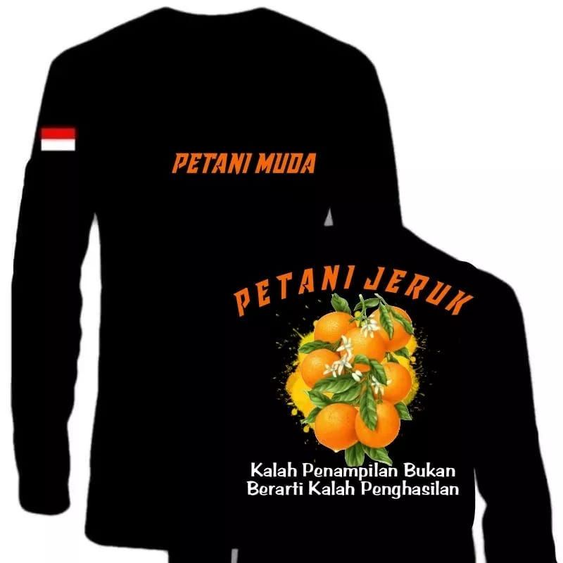 KAOS LENGAN PANJANG PETANI MUDA JERUK