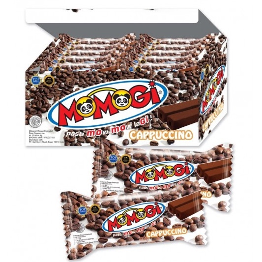 

➬✪✸ MOMOGI Stick Makanan Ringan Ekstrudat - Netto 20 pcs x 6 gr Cappucino 1 Dus Kirim Langsung