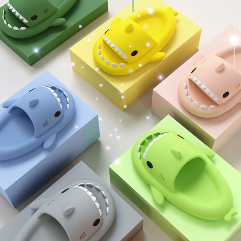 Harga Bersaings9S3e Komin Sandal Hiu Anak Laki Laki Sandal Baby Shark Cartoon Sandal Lucu Sendal Ana