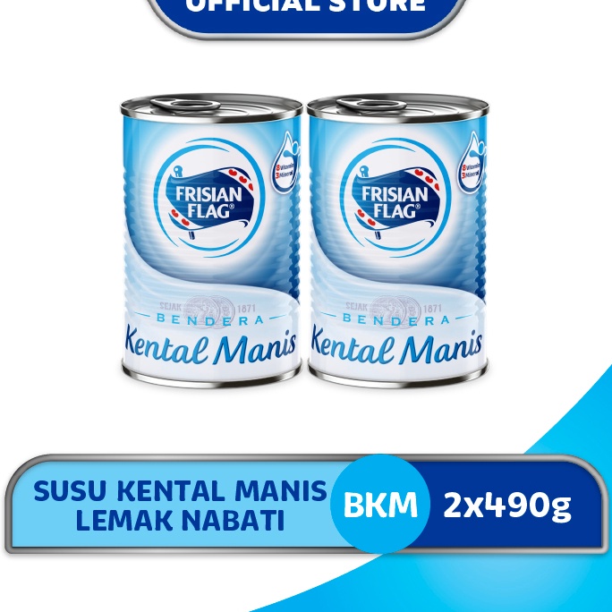 

SWVZ2751 XC26619 Frisian Flag Bendera Kental Manis Kaleng 490gr x2