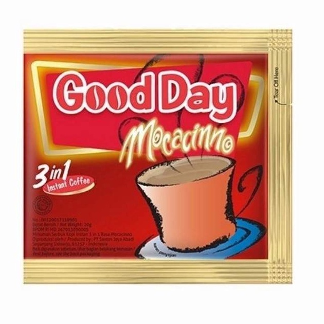 

XSQZ2518 STAR Kopi Good Day Mocacinno 3 In 1 Perenceng isi 10 Sachet