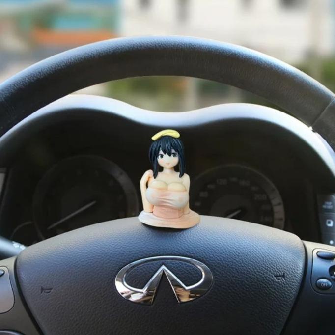 BIG SALE CAR ACCESSORIES ANIME DASHBOARD DOLL BONEKA GOYANG PAJANGAN MOBIL 