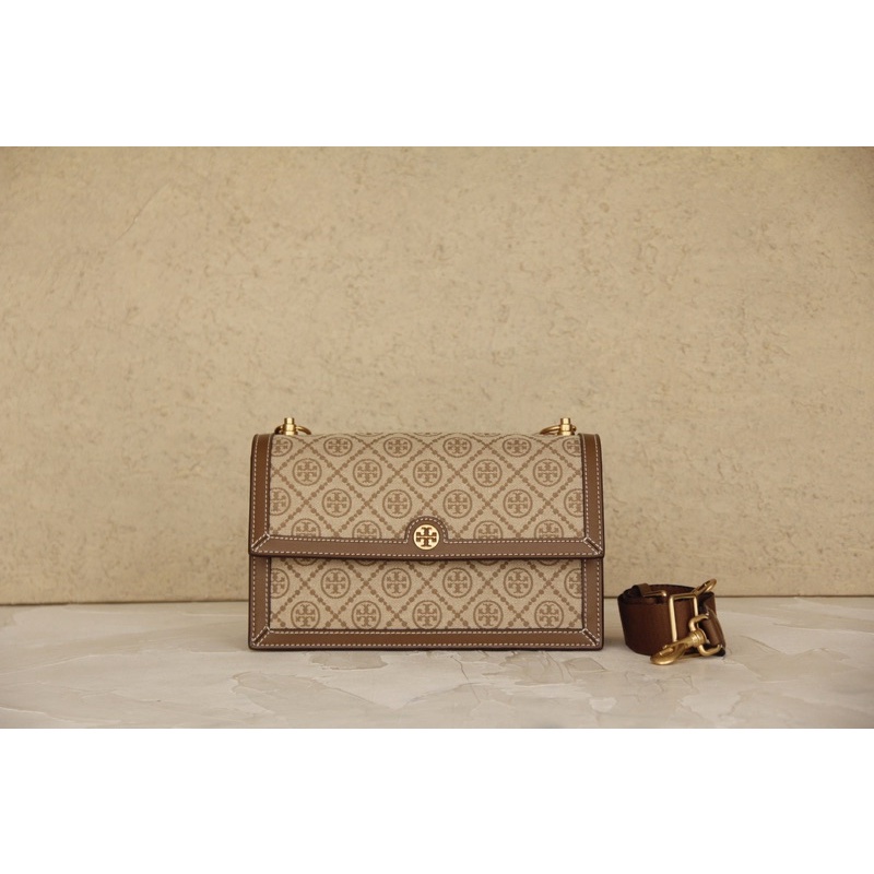 TB T Monogram Shoulder Bag