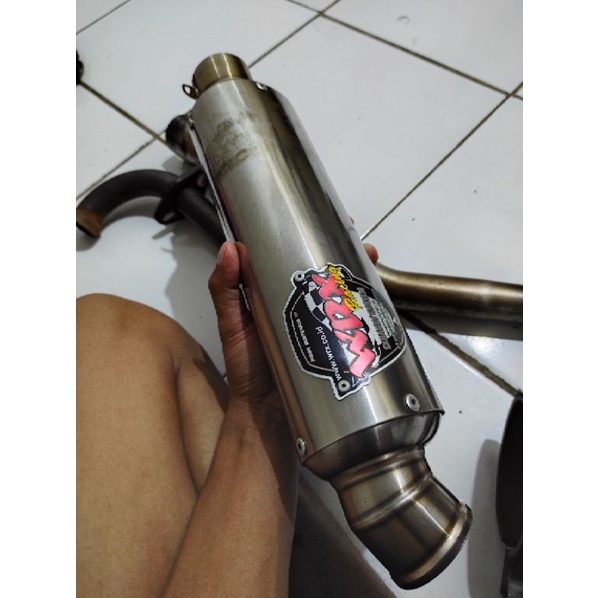 knalpot wrx trioval 28cm good condition original silincer only