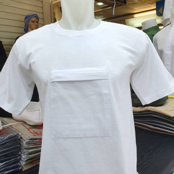 ☇✯✱ KAOS OBLONG PRIA/ KAOS OBLONG PUTIH/ KAOS OBLONG KANTONG DEPAN/ KAOS KANTONG DEPAN PRIA AULIABYH