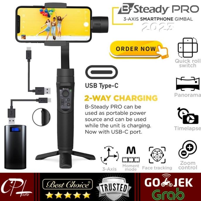 Brica B-Steady Pro 2023 3-Axis Gimbal Smartphone