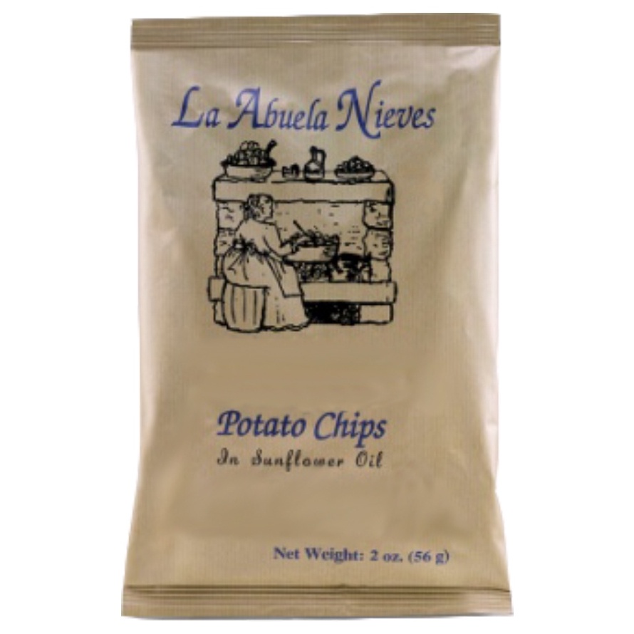 

➹→❆❂ Keripik Kentang La Abuela Traditional Potato Chips 56g Laris