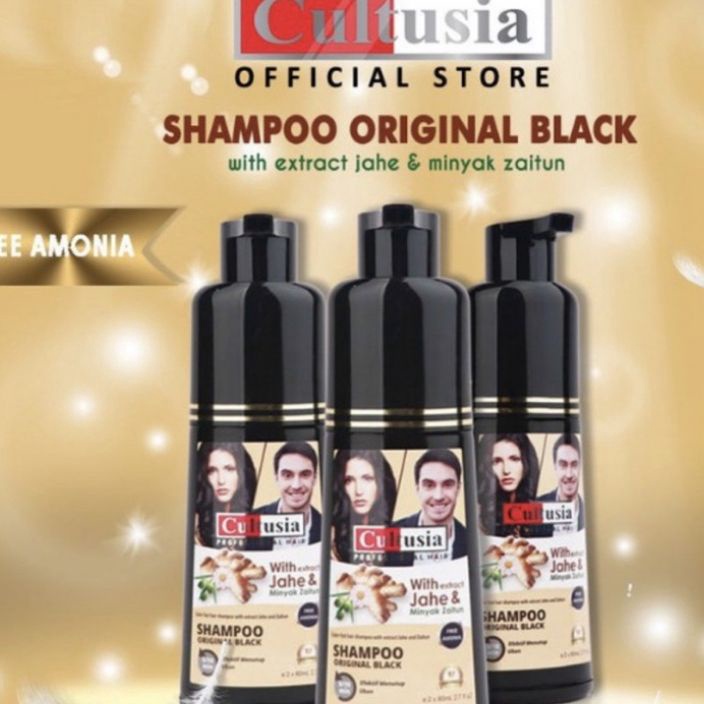 WDBD2699 (COD )NEW_PRODUCT CULTUSIA SHAMPO JAHE HITAM / COKLAT 160ml ORIGINAL BPOM - CULTUSIA HAIR C