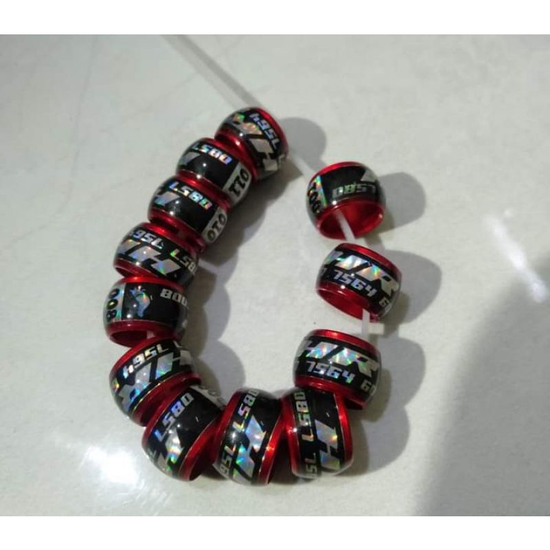 10 biji Ring burung merpati Donat dewasa( reques nama+ no hp