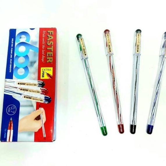 

DZDS3380 ORIGINAL% Pulpen Faster C600 / CX 606 Asli 1 Lusin