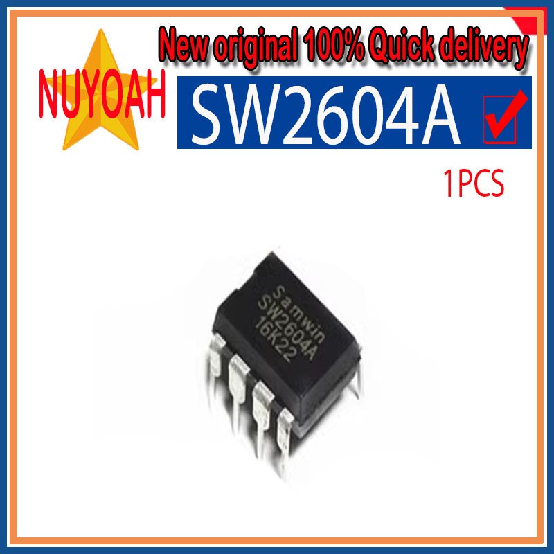 ✅&100% new original SW2604A power management chip with direct insertion DIP8 18-36Vdc & 36-75Vdc Inp