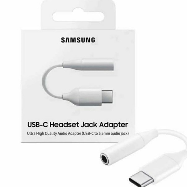 Paling Laku Samsung Converter USB Type C To Headseat Earphone Audio Colokan Jack Adapter Type C ke 3
