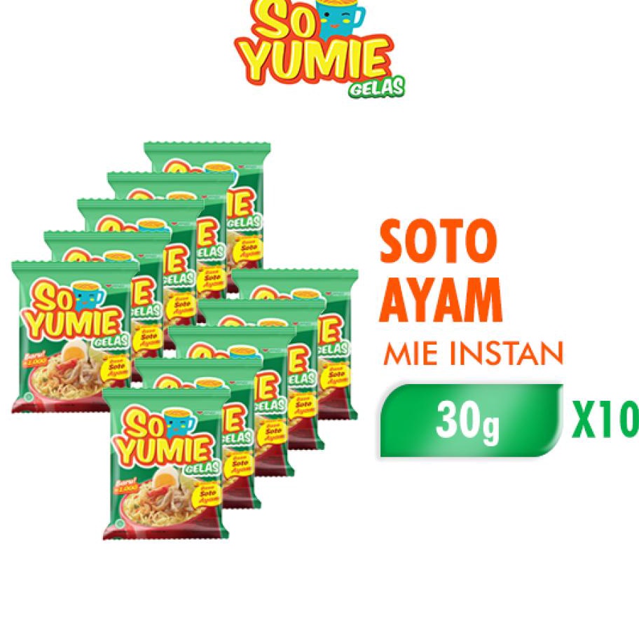 

Terkini So Yumie Gelas Soto Ayam (x10) Ready