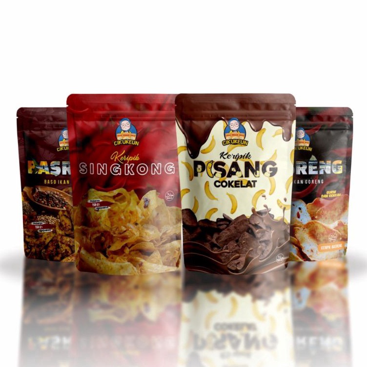 

Laris Cikukeun Keripik Pisang Seblak Basreng Singkong 100gr Diskon