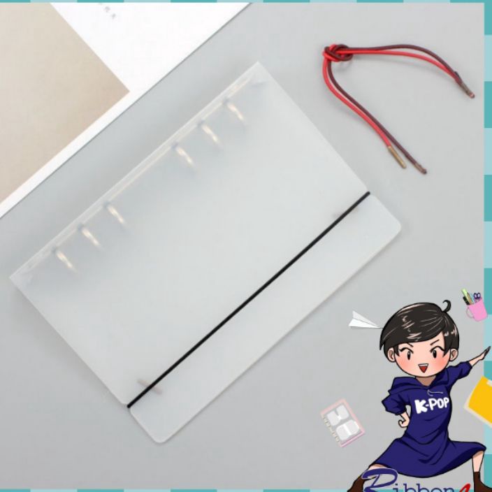 

FTKX6241 Terbaru A5 A6 Binder 6 Ring Bahan PP Frost Mika Tebal