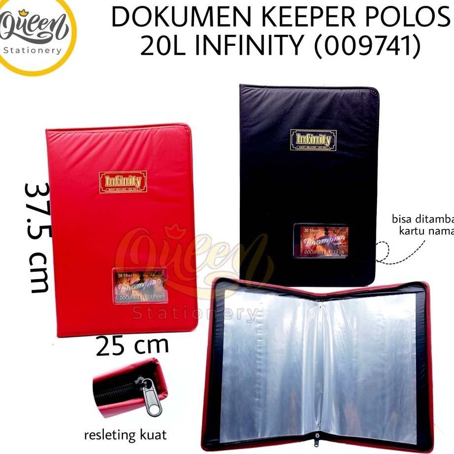 

YFSW8274 (COD )NEW_PRODUCT 1 PCS DOKUMEN KEEPER POLOS 20L INFINITY / MAP DOKUMEN / FILE ORGANIZER (009741)