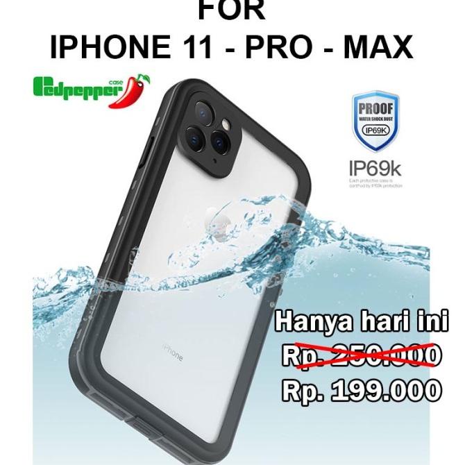 PROMO REDPEPPER CASE IPHONE 11 - PRO - MAX CASING ANTI AIR COVER WATERPROOF