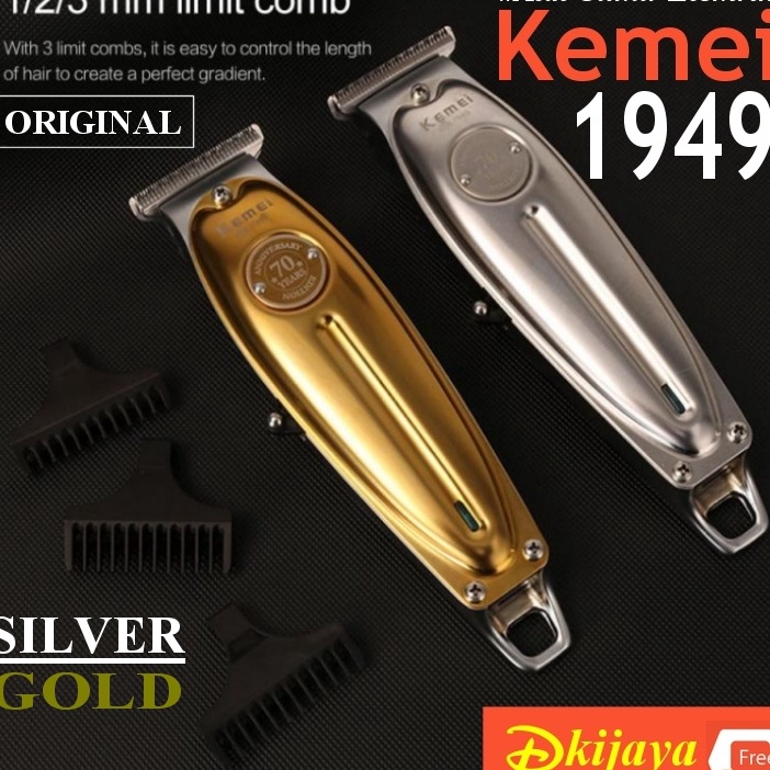 ←✻ Kemei KM-1949 Original Professional Hair Clipper KM1949 Pencukur Rambut KM 1949 Best