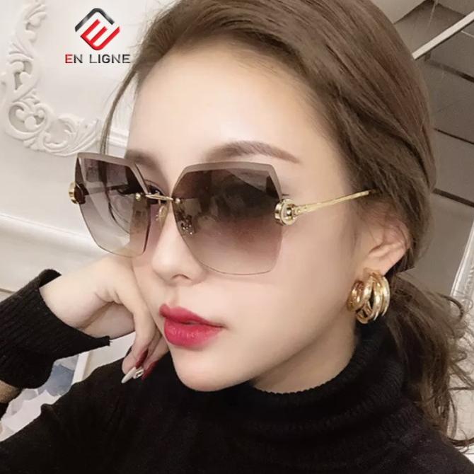 Kacamata Kacamata Fashion Branded El22 - Kacamata Wanita Mewah Gaya Korea Uv Original