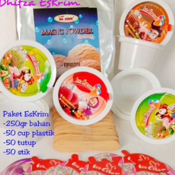 

QNPQ9513 (C6369] Paket Es krim MrCool Cup Plastik