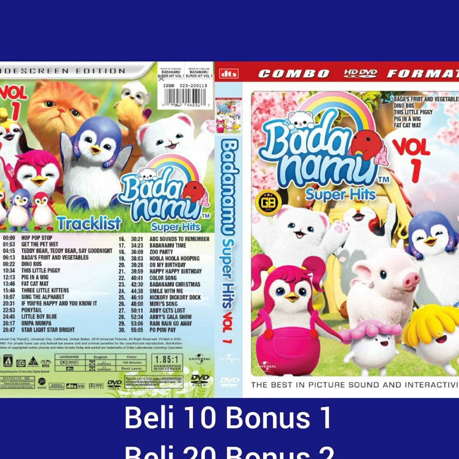Ready stock Kaset DVD Badanamu Superhits 1,2,3 Ready Stock