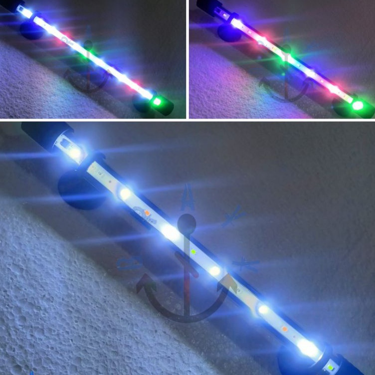 Dapatkan Sekarang1s6Rg Lampu LED 3 MODE Celup Aquarium T4 Super Series Rosston 20 30 40 50 cm