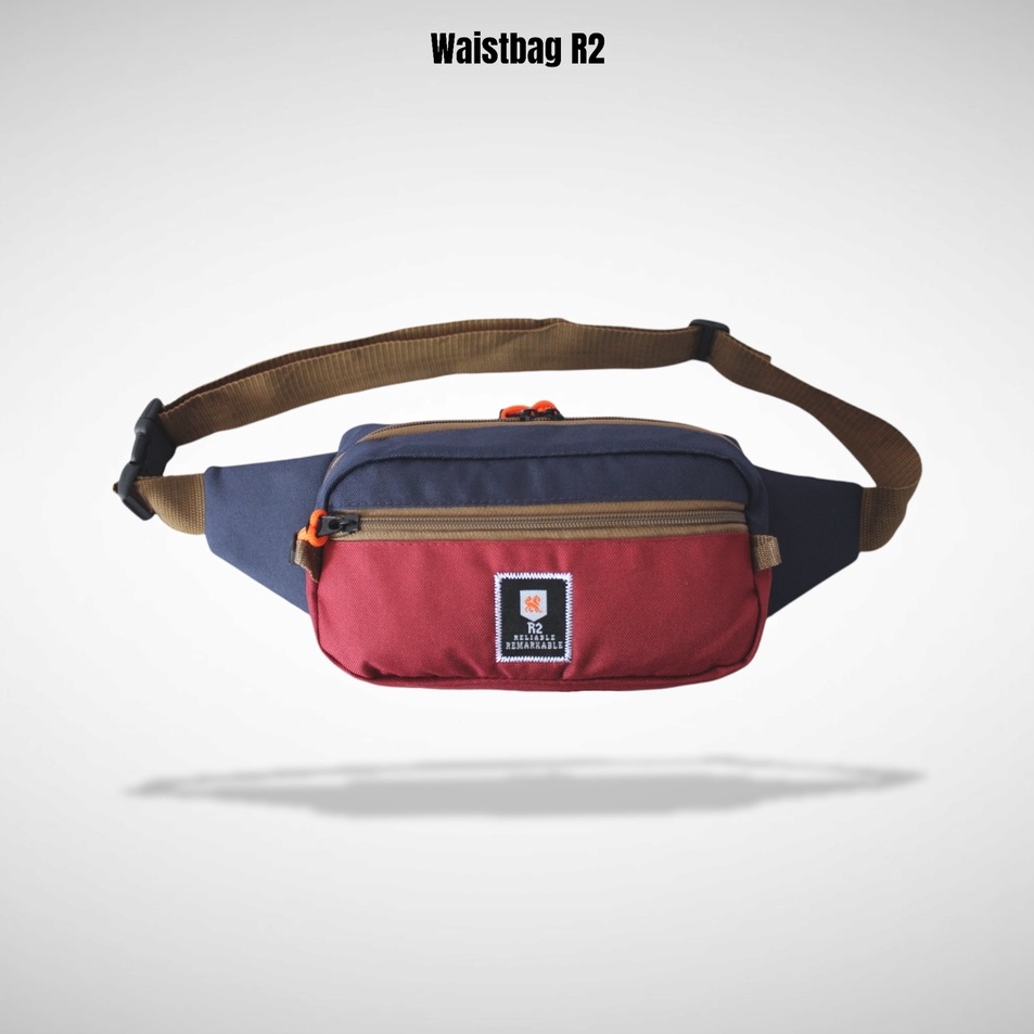 Harga Termurah Tas Mini Waistbag Warna Outdoor - Tas Selempang Cross Body Unisex R2 ELBRUS Bufback T