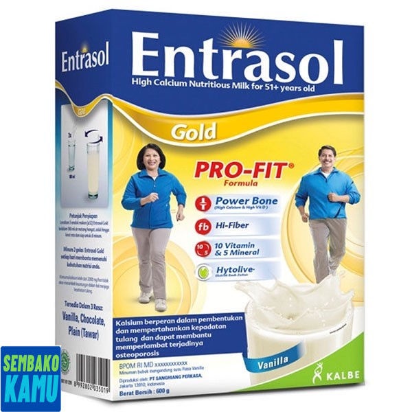 

Entrasol Gold Vanila 600 gr