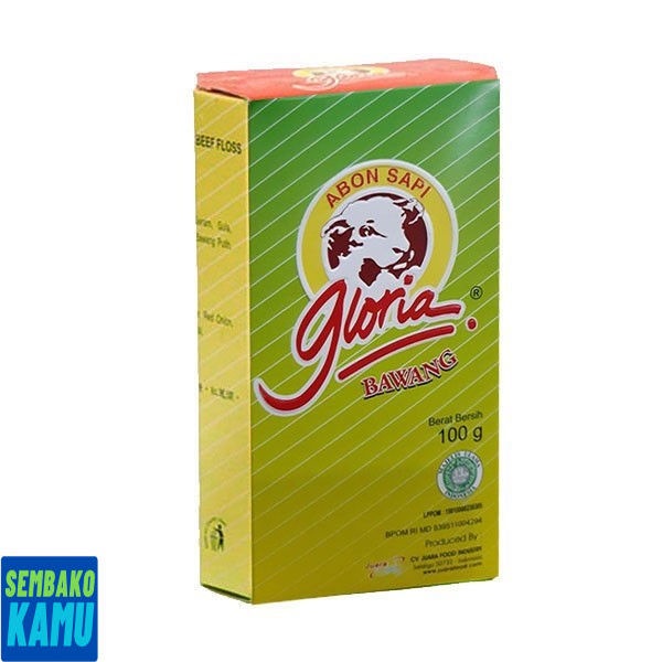 

Gloria Abon Sapi Bawang Box 100 gr