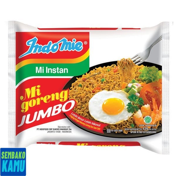 

Indomie Mie Jumbo Goreng Special 126 gr