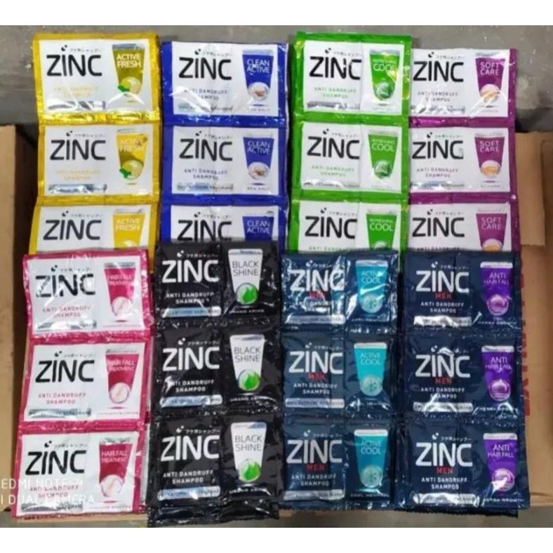 sampo Zinc Sachet 1renceng isi 12