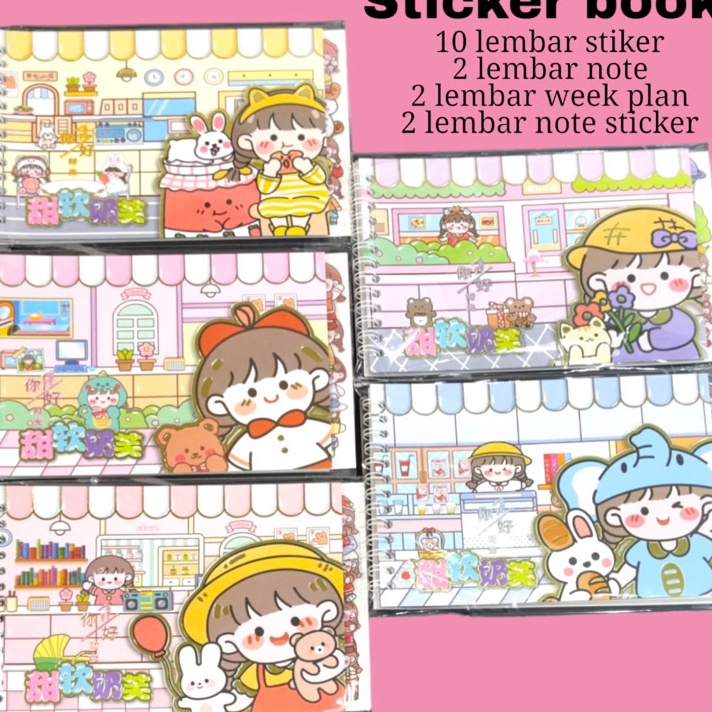 

MKTN8442 [KODE 77] STIKER BUKU WASHI KARAKTER 2D MOMO / NONO KOREAN CUTE AESTHETIC STICKER BOOK VIRAL