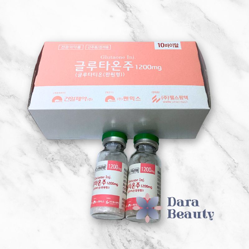 SScntx- Glutanex 1200mg Glutaone 1200mg Glutathione ECER 1 Vial