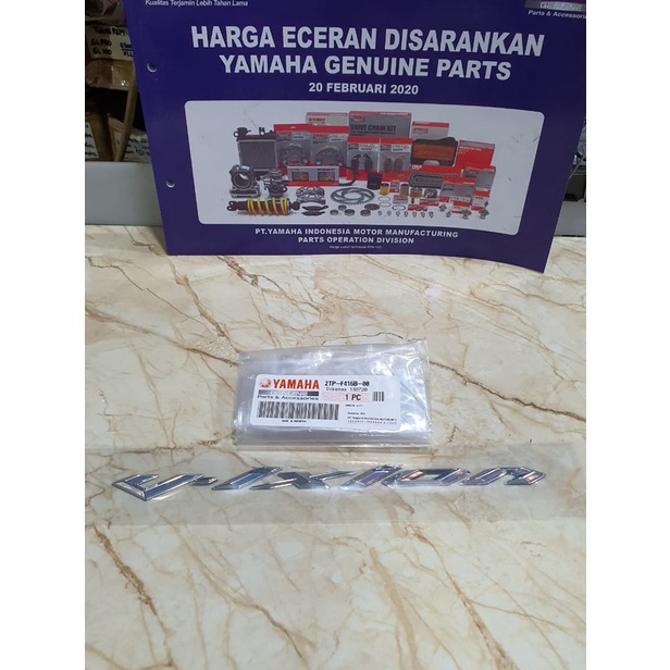 Banyak Peminat STIKER EMBLEM BODY NEW VIXION NVA ASLI ORI YAMAHA 2TP-F416B-00