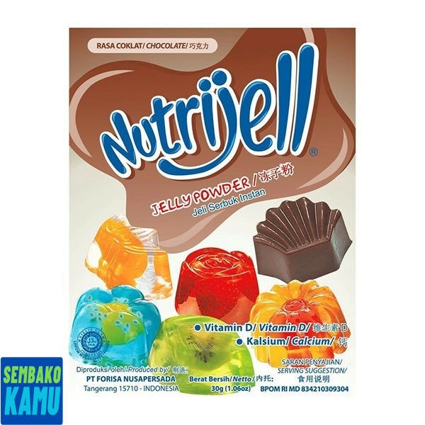 

Nutrijell Rasa Chocolate 30 gr - Coklat