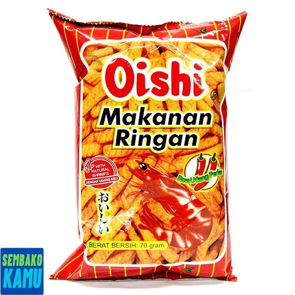 

Oishi Kraker Udang Pedas 60 gr