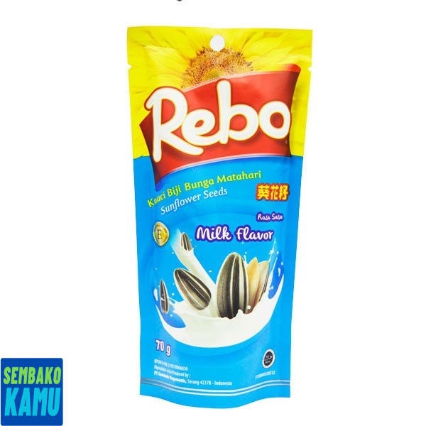 

Rebo Kwaci Bunga Matahari Milk 70 gr