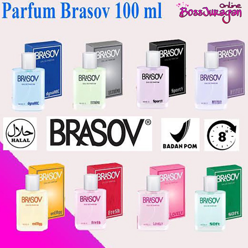 Ready Stock (BOSS) ( 100 ML ) PARFUM BRASOV EDP 100ML - PARFUM BRASOV 100ML Pasti Murah