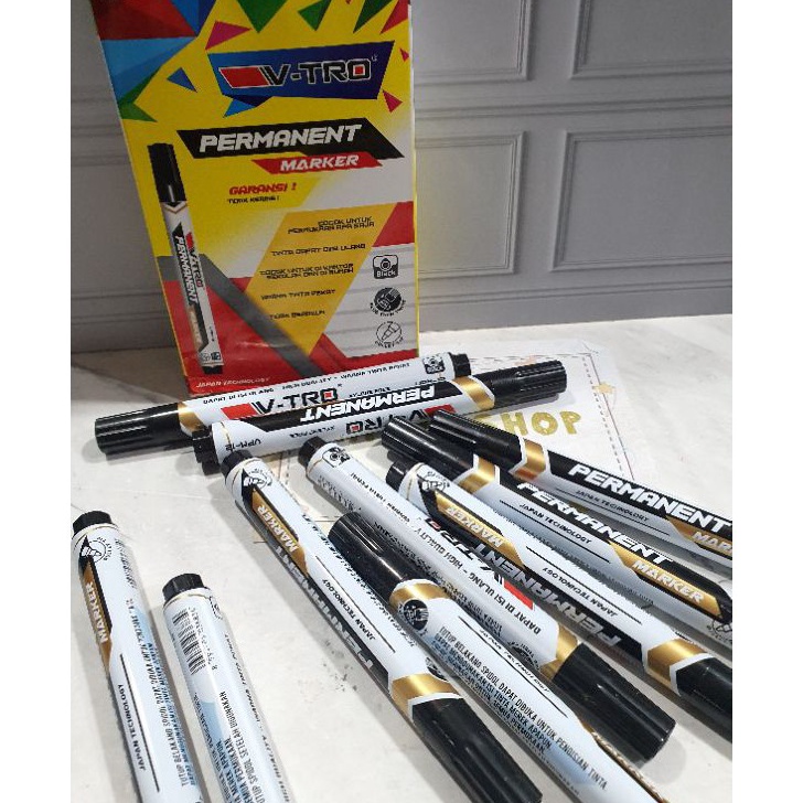 

CXHD9159 5.5 COD spidol permanen (1box=12pc)/permanent/spidol murah/marker permanent