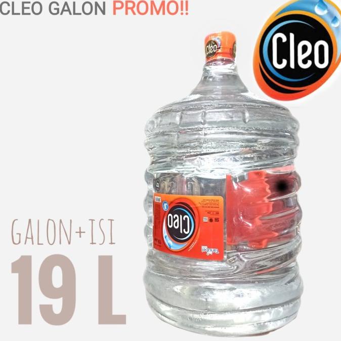 

Cleo galon 19 liter air mineral galon + isi