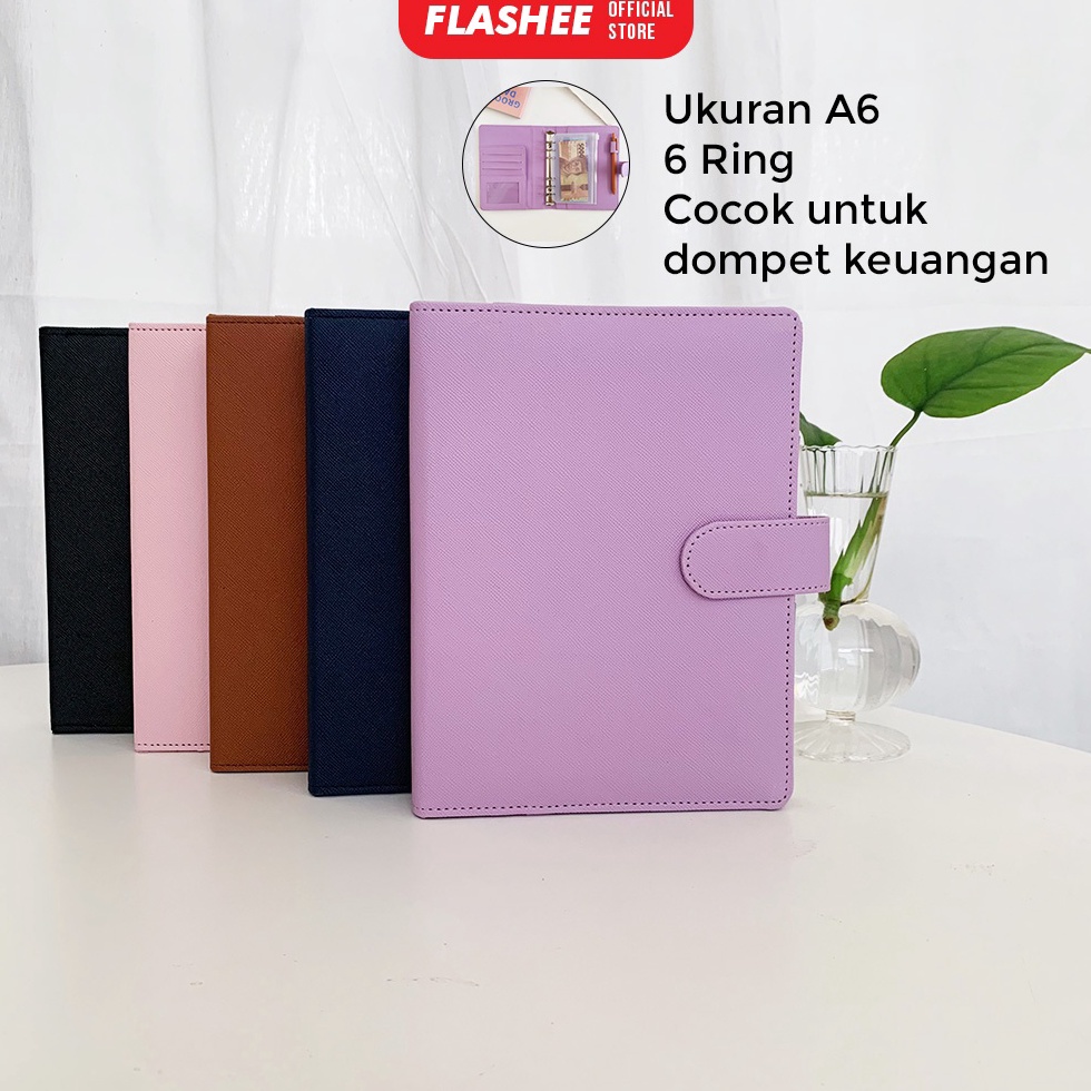 

Best.. Binder Polos A6 6 Ring Eksklusif Flashee Agenda A6 Polos Binder Berkualitas Dompet Keuangan 06Y