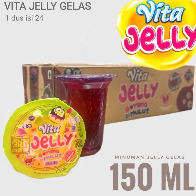 

Vita jelly drink gelas all varian rasa dus