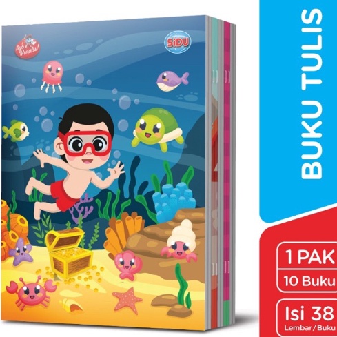 

BKJJ2679 [KODE 77] BUKU TULIS 38 SIDU PACK ISI 10 / BUKU TULIS SINAR DUNIA