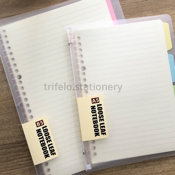 

[✉L➲ 7W] WENGU Binder A5 B5 Transparan Slim Smart Ring File pasti.diikirim..!