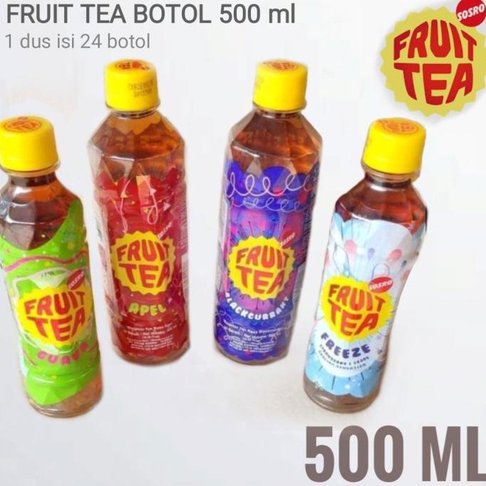 

Fruit tea botol 500ml all varian Apple Blackcurrant freeze guava